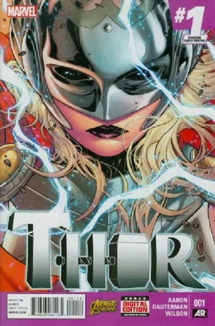 Thor (Vol 4) #   1 (VFN+) (VyFne Plus+) 4thPrint Marvel Comics ORIG US