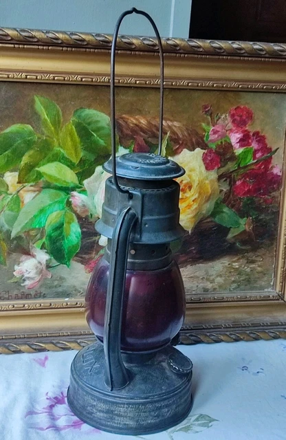 RARE - LAMPE TEMPETE - Ancienne Lanterne Chinoise à Paraffine 1960 EUR 35,00 - PicClick FR