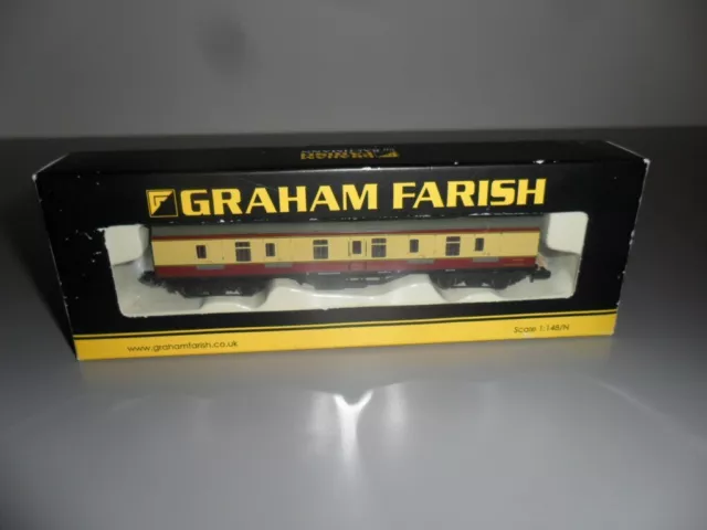 Graham Farish 374-026C MK1 BG Full Brake Crimson & Cream Coach N Gauge