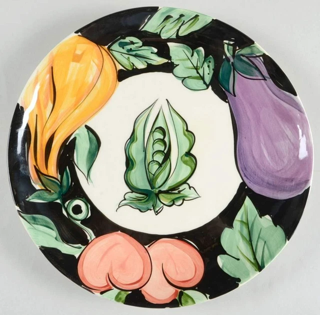 Vicki Carroll Studio Bon Appetite Dinner Plate 8052941