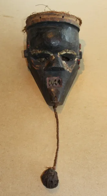 CONGO old african mask ancien masque afrique SALAMPASU africa afrika kongo maske