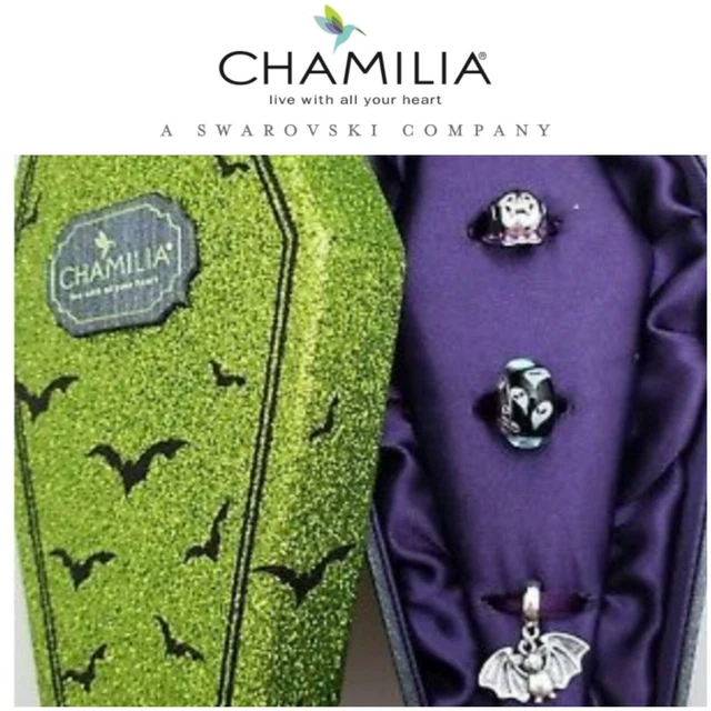 CHAMILIA 925 SILVER 2018 LIMITED EDITION Halloween DRACULA GHOST