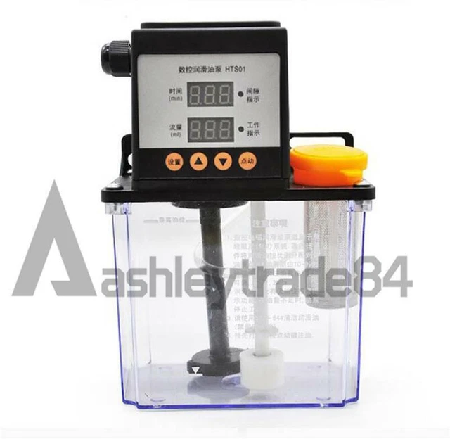One 1L Automatic Lubrication Pump CNC Electromagnetic Pump Lathe Oil Pump 220V