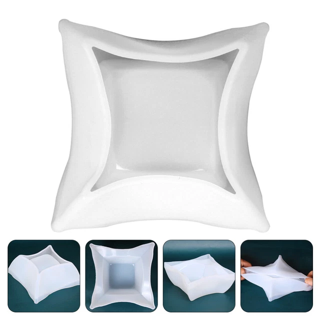 Forma de flor cuadrada casera mini suculentas mini macetas antiadherentes