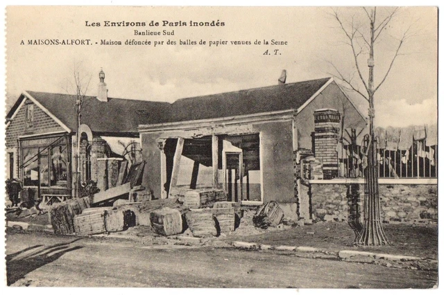 CPA 94 - HOUSES ALFORT (Val de Marne) House smashed by paper bullets