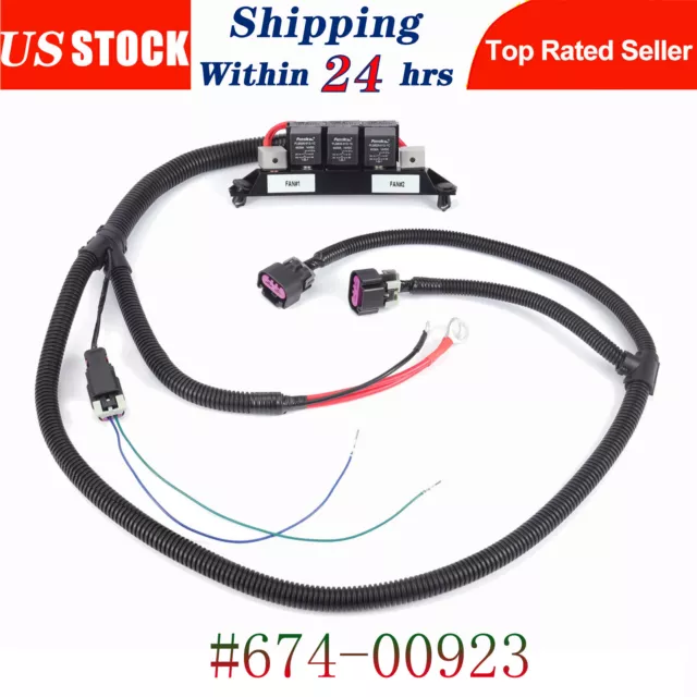 RETROFIT STAND ALONE Electric Fan Harness For Silverado Sierra Tahoe