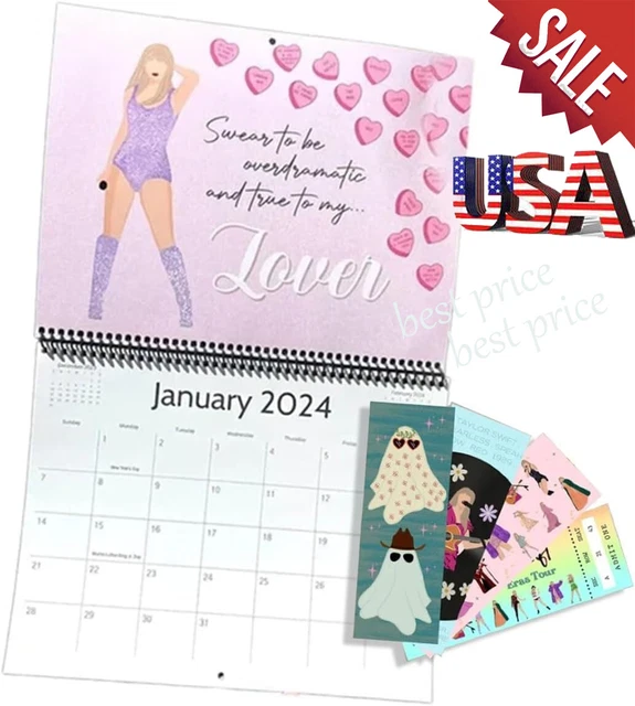 2024 ERAS TOUR Calendar,Music Posters Album Cover Poster Wall Art