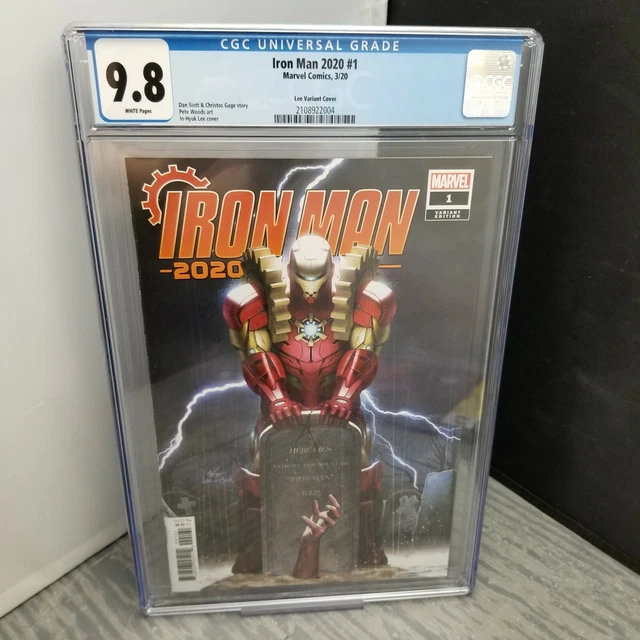 CGC Graded 9.8 Iron Man 2020 #1 Marvel Comics Inhyuk Lee Variant Cover