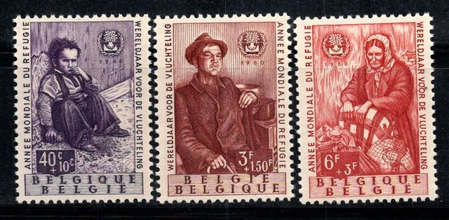Belgique 1960 Mi. 1185-1187 Neuf ** 100% Année mondiale des réfugiés