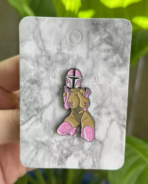 Star Wars Boba Fett Pink Sexy Girl Pin