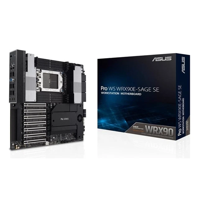 Socget ASUS PRO WS WRX90E-SAGE SE AMD WRX90 Socket sTR5 EEB £1,285.45 ...