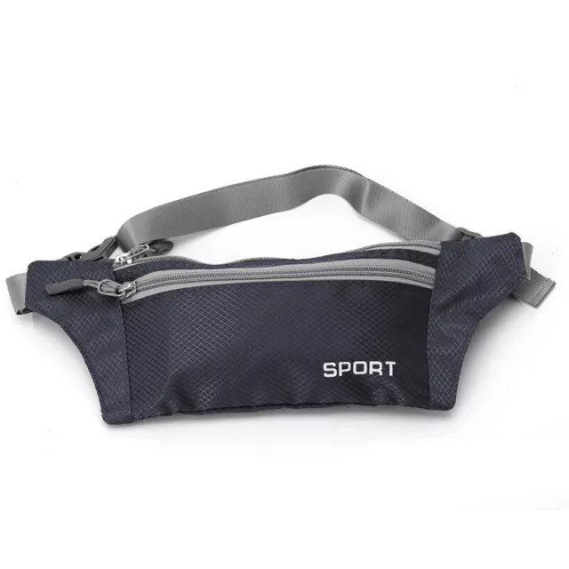Unisex Running Bum Bag Travel Handy Hiking Sport Pack Waist Belt Zip Pouch