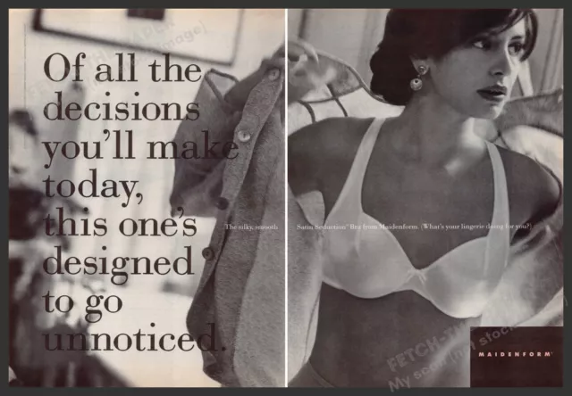 Victoria's Secret 1990s Print Advertisement Ad 1995 Miracle Bra Lingerie  Promo