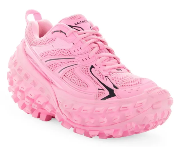 Balenciaga Women's Bouncer Platform Chunky Sneakers Shoes Pink Size 37 / US 7