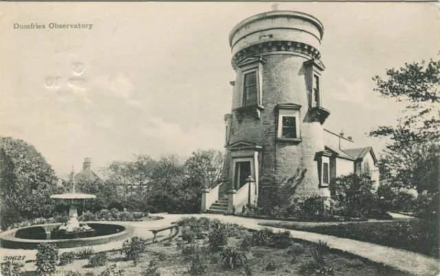 DUMFRIES OBSERVATORY - Dumfriesshire Postcard