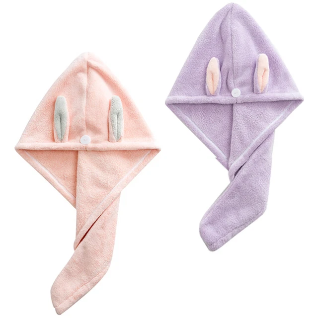 Hair Fast Drying Hat Quick Dry Hair Towel Absorbent Towels Curls