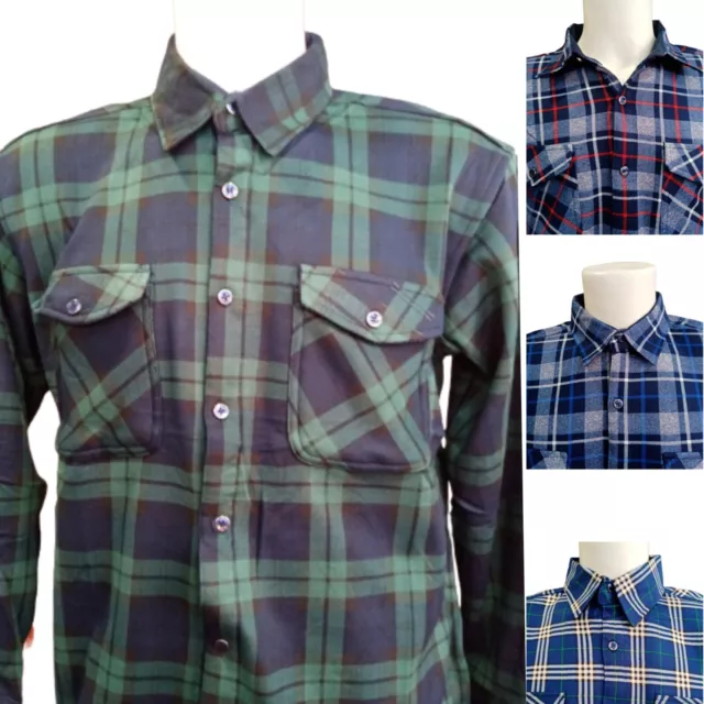 CAMICIA UOMO MANICA lunga a quadri imbottita felpata internamente maglione EUR 25 90 PicClick IT