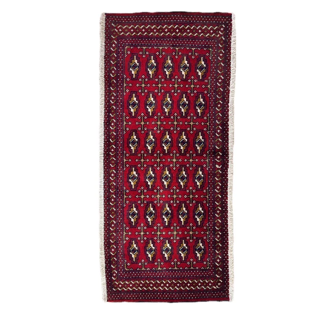 1950 Authentic Vintage Exquisite Hand Made Rug 1’ 11” x 4’ 5” (INV7705)