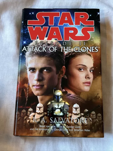 Star Wars Episode II Attack Of The Clones by RA Salvatore (Hardback, 2002)