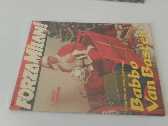 Guerin Sportivo FORZA MILAN 12-1991 - Insert Championnat 91-92 - Van Basten, Capello, Gunnar Gren