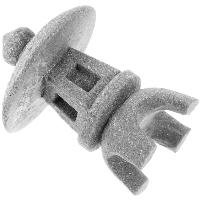 3 Mini Statue Pagoda In Pietra Per Giardino Zen | Lanterne Giapponesi In Miniatura Per Bonsai E Acquari - Foto 11