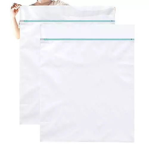2 Pack Large Mesh Laundry Bags 43 X 35 Inch Delicate Wash Bag Big Camping Travel