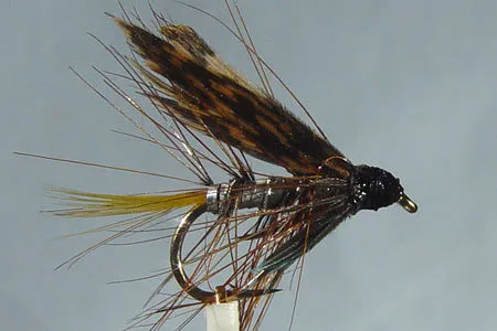 10x Mouche de peche Noyée Invicta Argent H10/12/14 mosca wet fly silver
