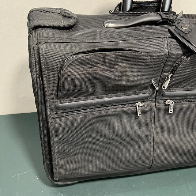 Tumi Large Rolling Garment Bag 2 Wheeled Luggage 22030D4 Ballistic Nylon Black 2