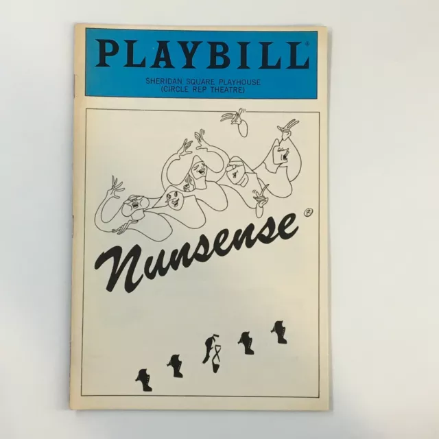 1986 Playbill Sheridan Square Playhouse Nunsense Musical by Joseph Hoesl