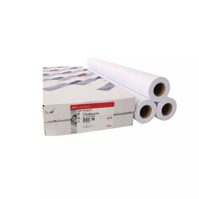 Canon Uncoated Draft Inkjet Paper 610mm x 50m Pack of 3 97003457