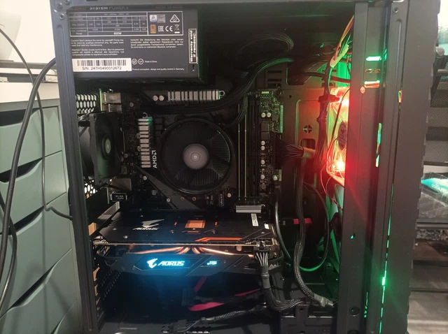 Pc Gaming Ryzen ( Ryzen 1600 / 8gb Ram / RX 580)