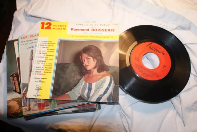 45 Tours - Raymond Boisserie - 12 Succes Musette