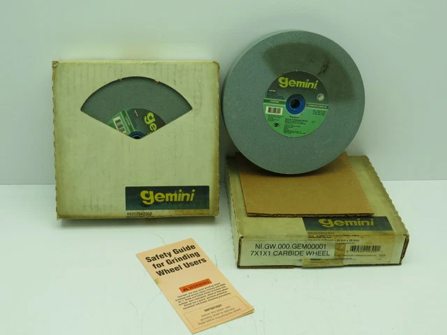 Norton 66252942302 Type 1 Grinding Wheel Extra Fine 120 Grit  7"x1"x1"  Lot of 2