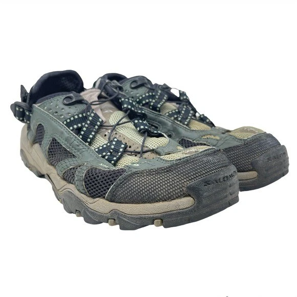 Salomon Shoes Womens 8.5 Techamphibian Contagrip Hiking Trail Running Sneakers