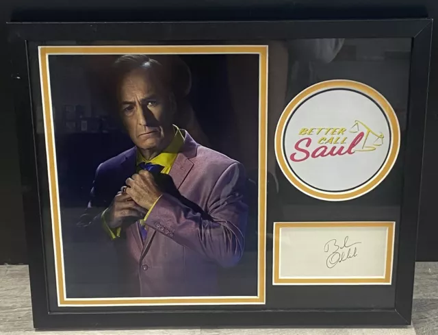 Bob Odenkirk Hand-Signed “Better Call Saul” 11x14 Framed Display w/ JSA COA