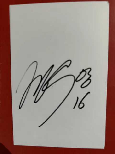 Woo Young Ji - South Korea Footballer Signed Card