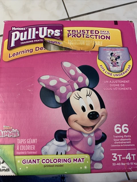 Huggies  Pull-Ups Learning Designs Potty Training Pants for Toddler Girls, 3T-4T