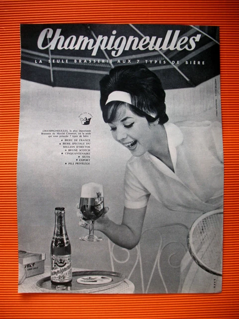 Press Advertisement Champigneulles Beer De France Special D'hectos Ad 1961