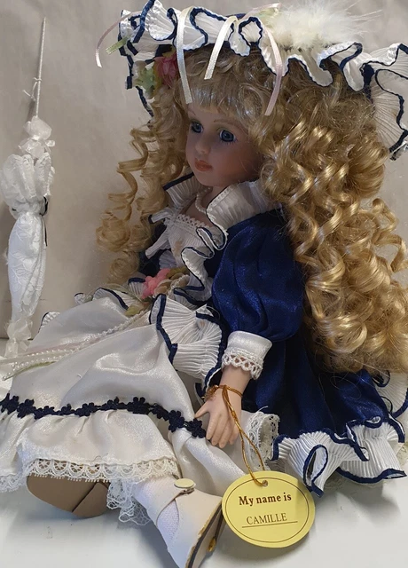 Sitting shop porcelain dolls