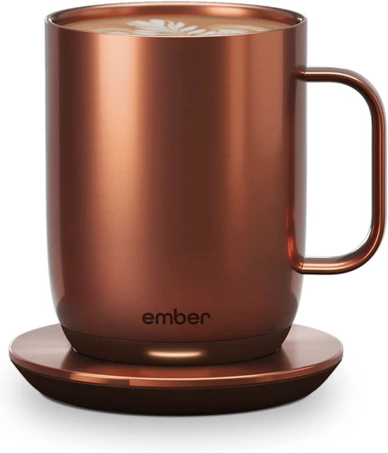 Temperature Control Smart Mug 2, 14 Oz, App-Controlled Heated Coffee Mug with 80