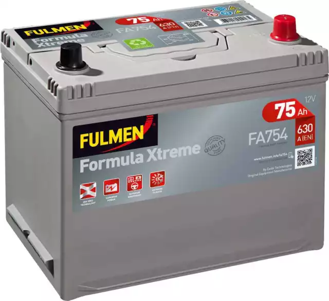 Batterie Fulmen Formula Xtreme 75Ah/630A (FA754)