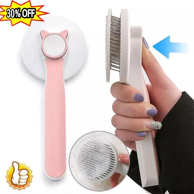 Pet Dog Cat Brush Grooming Slicker Cleaning Slicker Brush Massage Hair Comb 2022