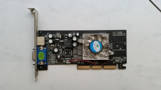 carte graphique AGP ASUS V9520/128M REV 1.02 128MB VGA DVI