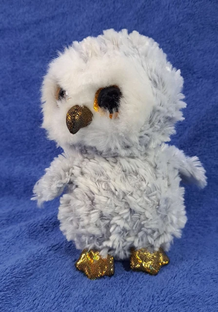 TY BEANIE BOO S OWLETTE WHITE OWL Regular Birthday April