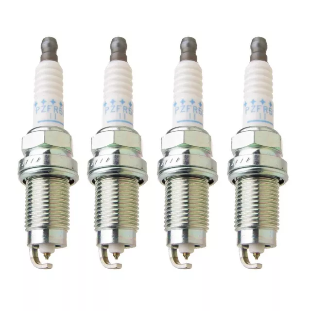 NGK Set of 4 Laser Platinum Spark Plugs Gap .043" (1.1mm) For Volkswagen