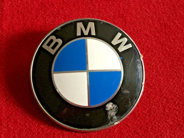 Bmw 82Mm Logo Scudo Sigla Emblema Fregio Stemma Scritta Targhetta Badge Placca