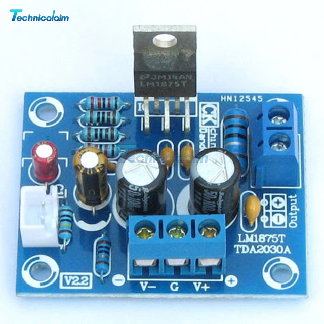 DIY 20W HIFI LM1875TMono Channel Stereo Audio Amplifier Board Module