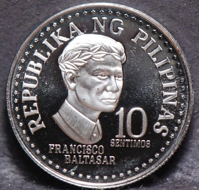 Philippines, 1977 10 Sentimos, Km207, Proof, a little haze, NR,   9-29