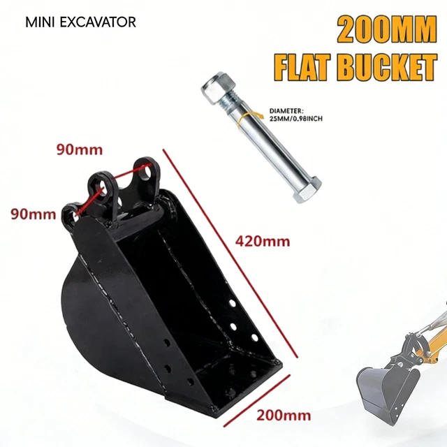 Baggerlöffel MS 01 Baggerschaufel minibagger 1000 mm für Pflasterlegearbeit neu