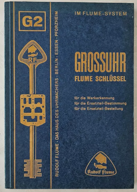 Flume Grossuhr Flume Schlüssel G2, Teil IV, 1967, wie neu